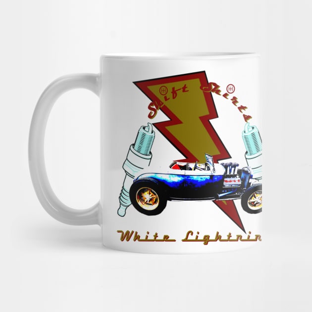 Shift Shirts White Lightning Hot Rod by ShiftShirts